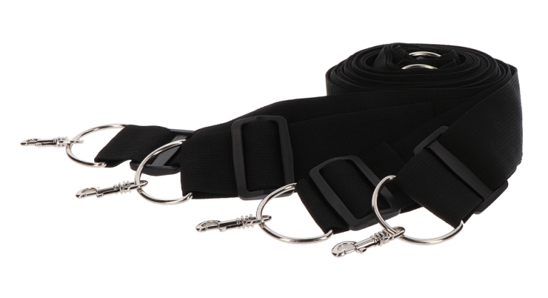 Experience the thrill of restraint play with these multi-fun... Taboom - Bed Restraints - Black photo-3