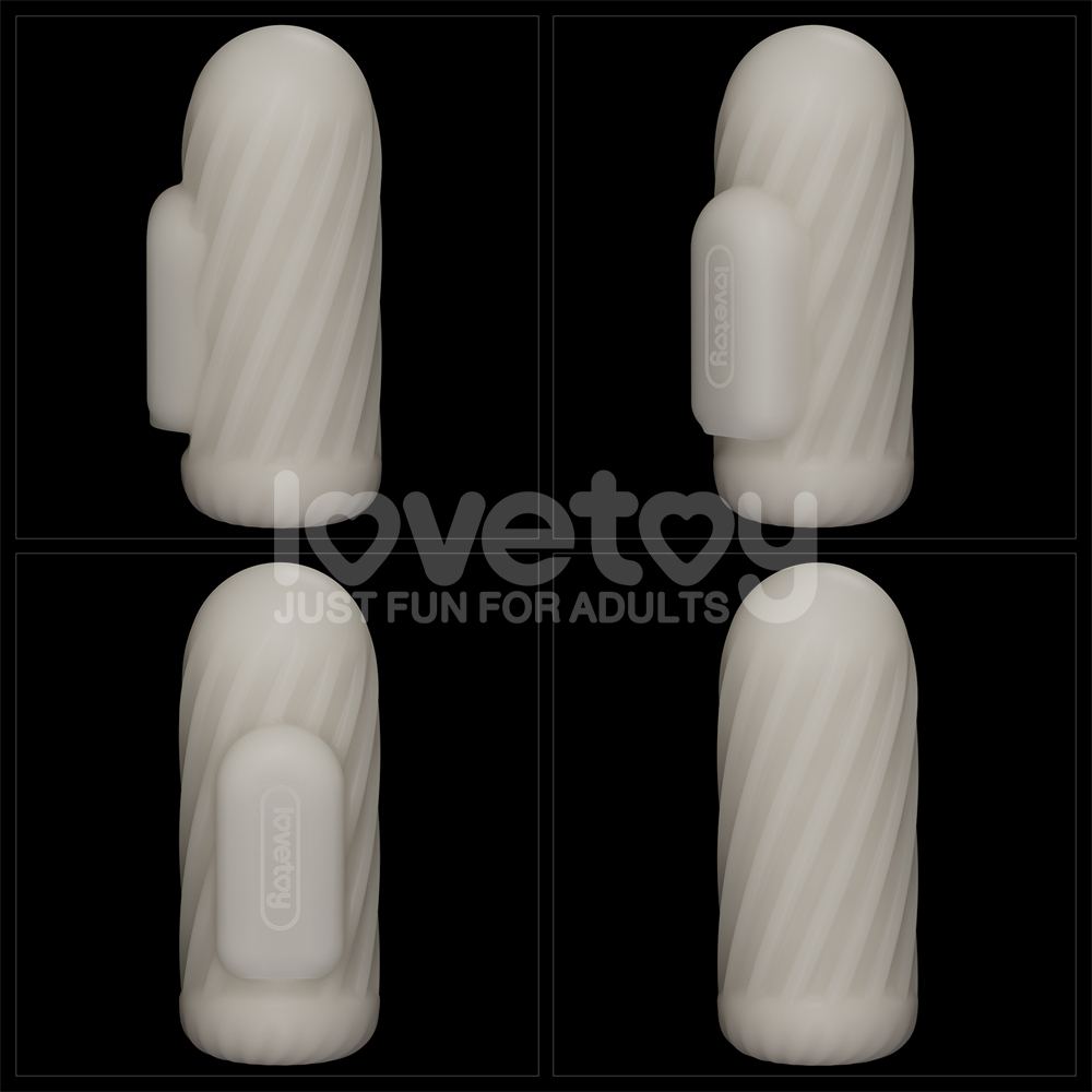 Discover ultimate pleasure and versatility with the Lovetoy ... Lovetoy - Knights Ring Vibro 2in1 Sleeve - Spiral photo-10