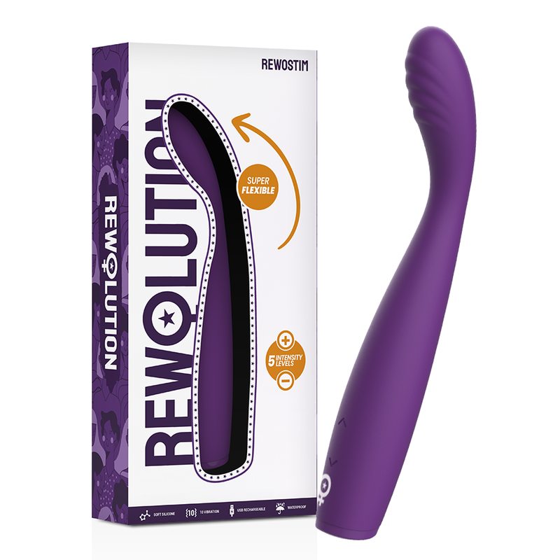 POWERFUL AND FLEXIBLE VIBRATOR
With its innocent and fun ap... Rewolution - Rewostim Flexible Vibrator - Purple photo-7