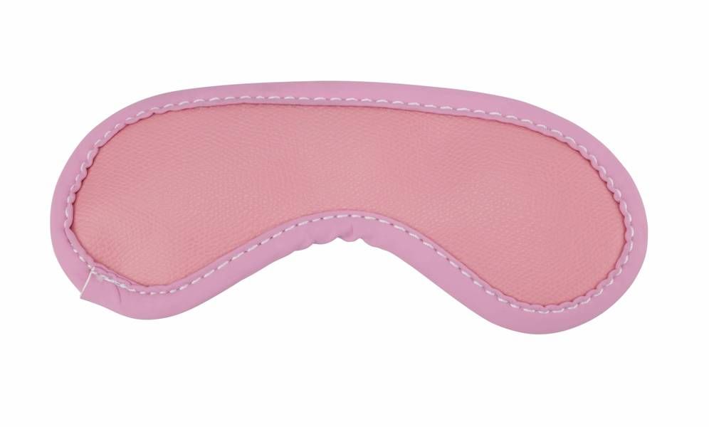 Material: PU Leather pink with pink edge sealing, pink fluff... MT - Slave Training Bondage Set - Fluff Pink photo-2