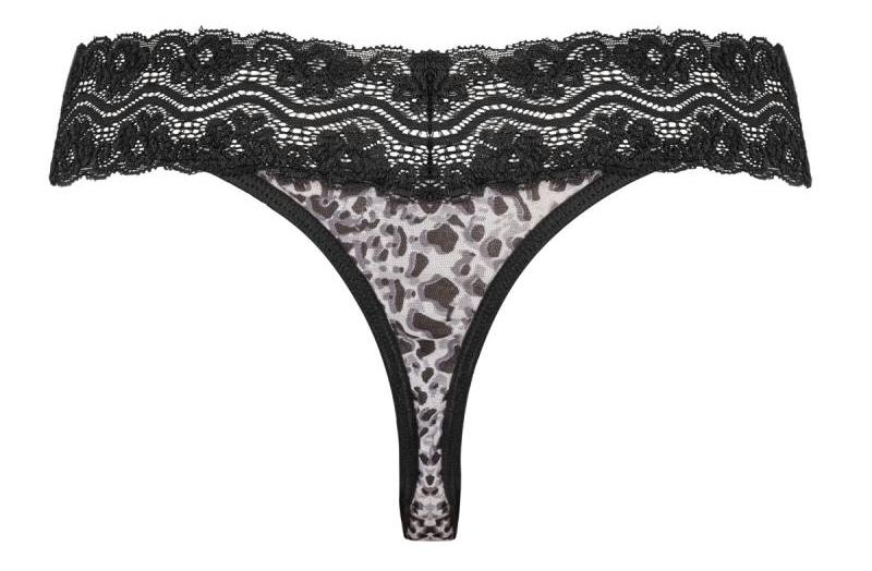 Make your lingerie collection even more complete with this b... Underneath - Jane Thong Set 3 pcs - Black - L/XL photo-7