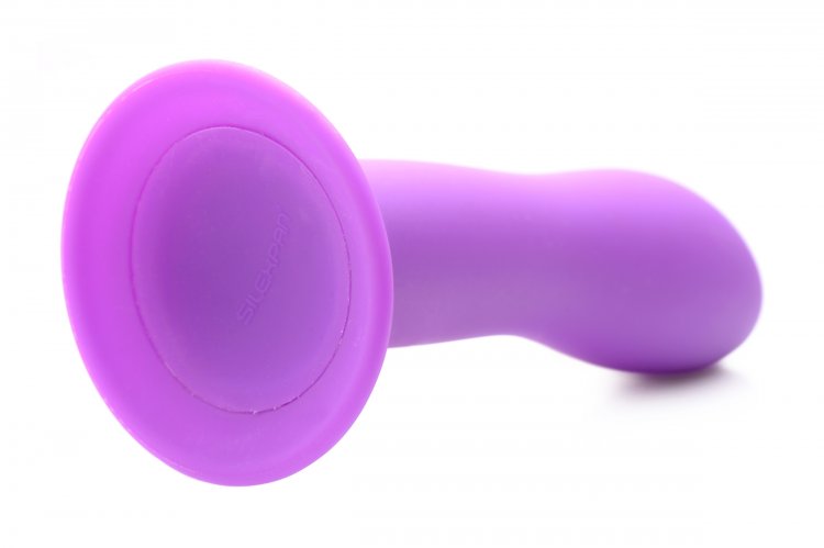 Slender, flexible, and perfectly firm – this Squeezable dild... Squeeze-It - Slender Dildo - Purple photo-4