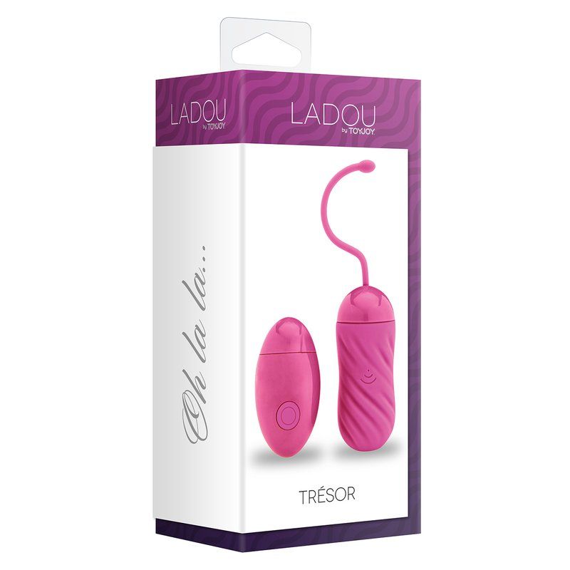 Toy Joy Ladou Tresor Remote Control Egg is a sensational ple... ToyJoy - Tresor Remote Egg - Pink photo-4