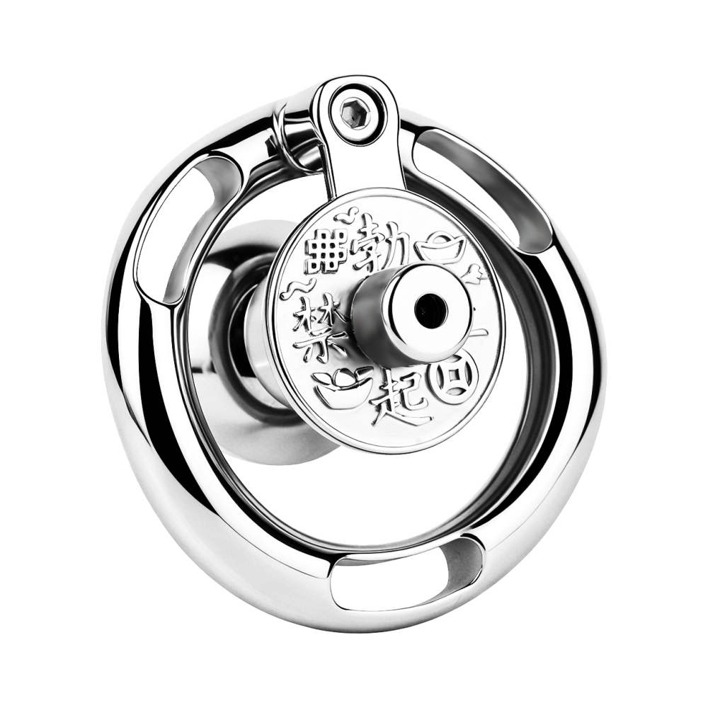 FAAK - Coin Chastity Cage 45mm w Catheter photo-3