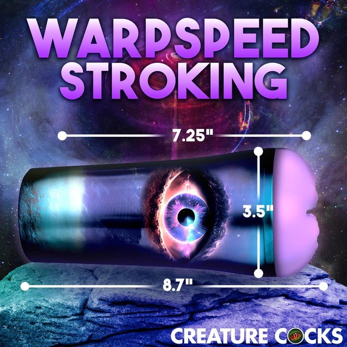 Get caught in a wormhole with this frighteningly hot alien s... Creature Cocks - Wormhole Alien Stroker photo-10