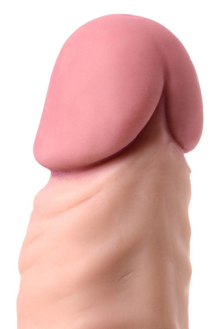 In addition to the realistic feeling of sex with an alpha ma... A-Toys - Vibro Dildo 18cm - Flesh photo-8