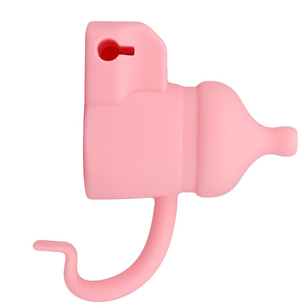 FAAK - Silicone Chastity Cage 121 - Pink photo-4