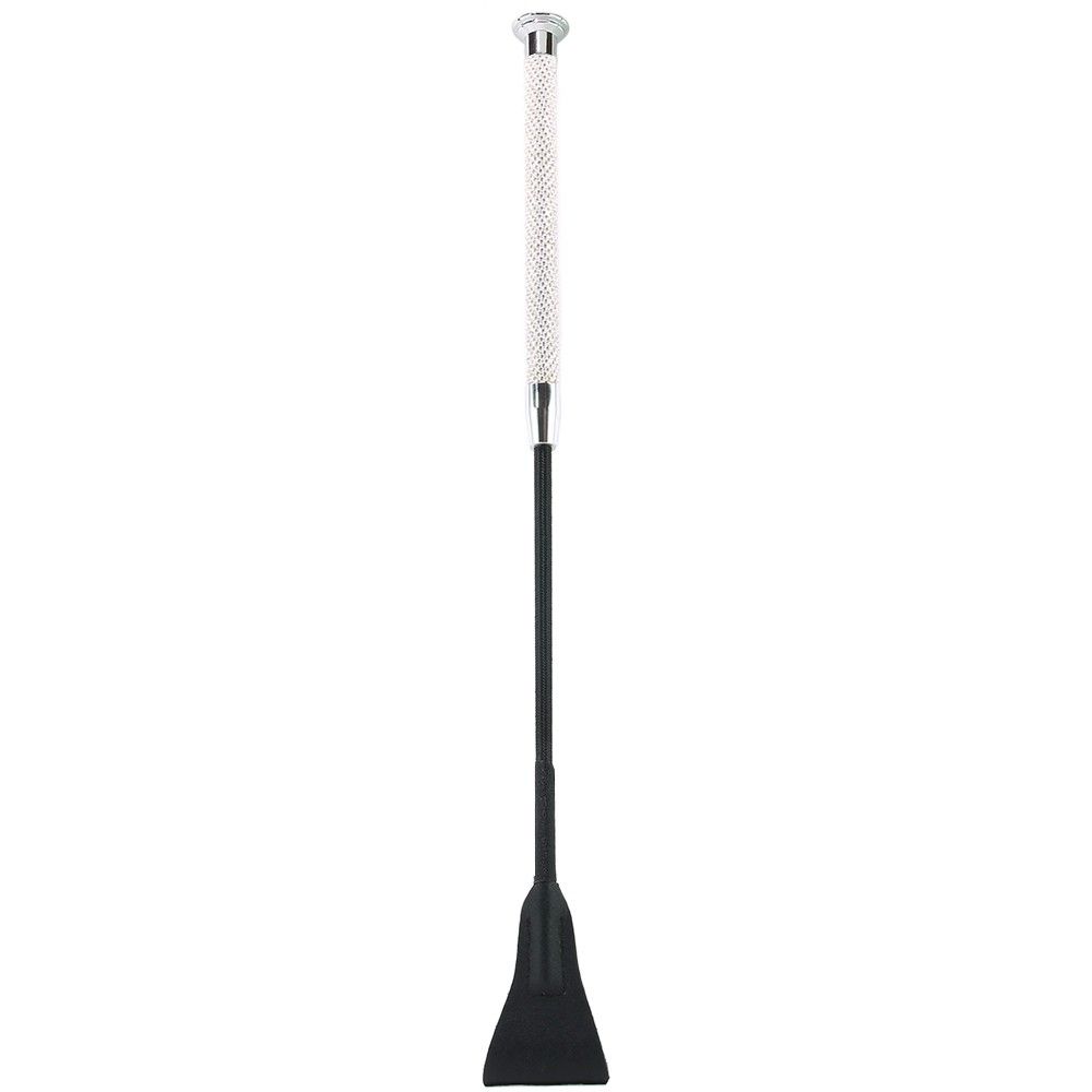 Leather head
Long, black crystal encrusted handle
Handle L... Sportsheets - Diamond Crystal Crop - Black photo-3