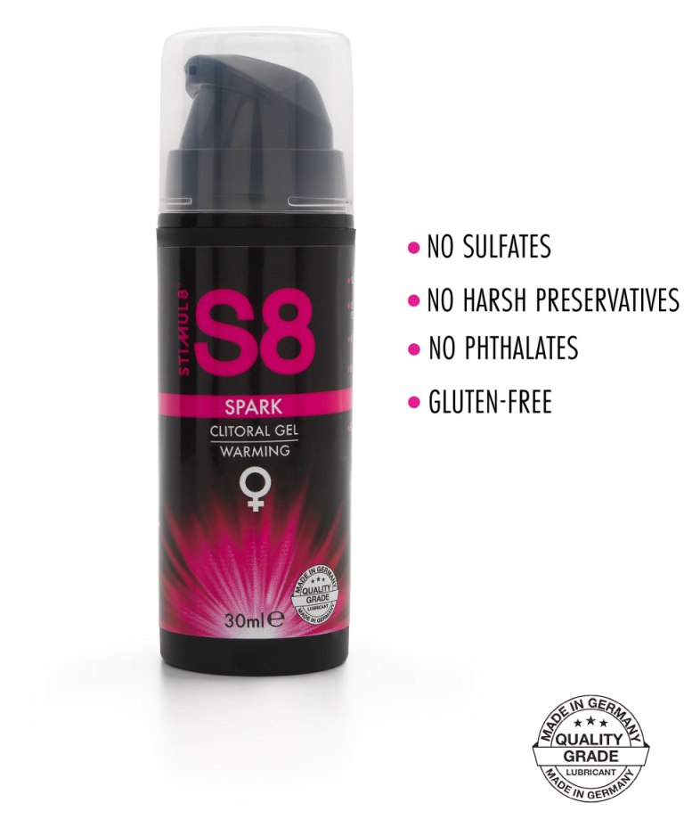 Add a sensational warmth to your intimate play with the Spar... S8 - Spark Clitoral Gel - 30ml photo-2