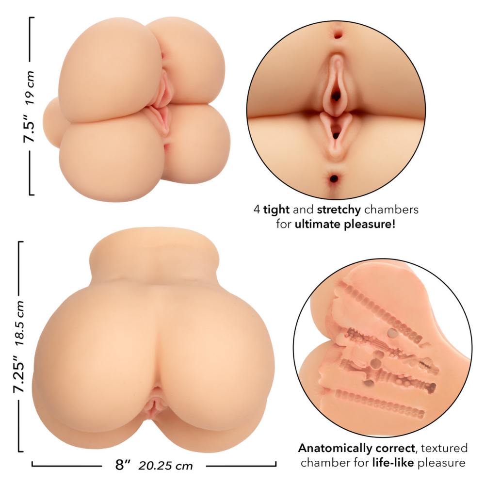 Indulge in ultimate satisfaction with the Stroke It Double F... CEN - Stroke It Double Fuck - Flesh photo-5