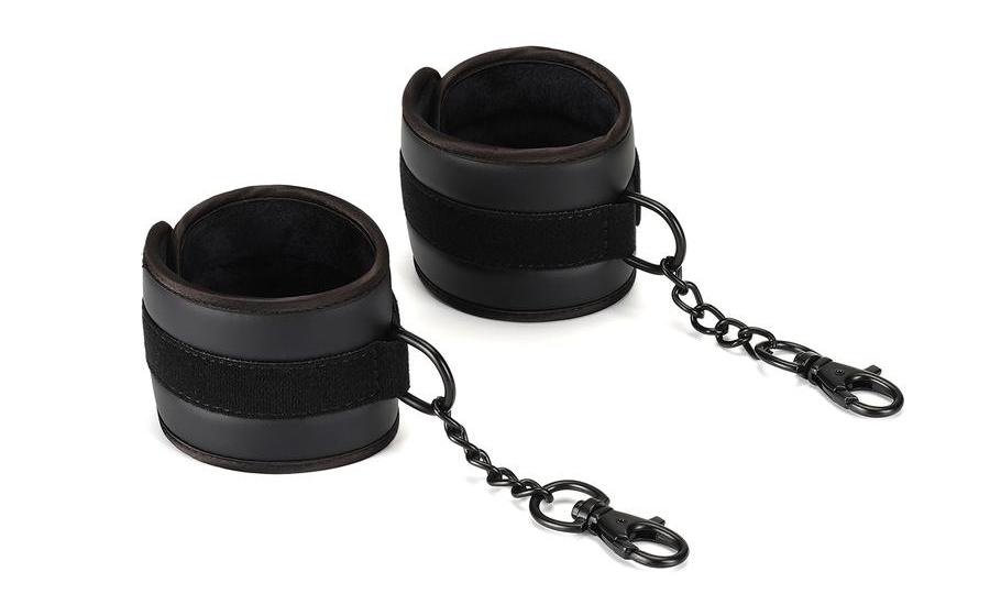 Vegan Fetish - Wrist to Collar Restraint JP - Black photo-3