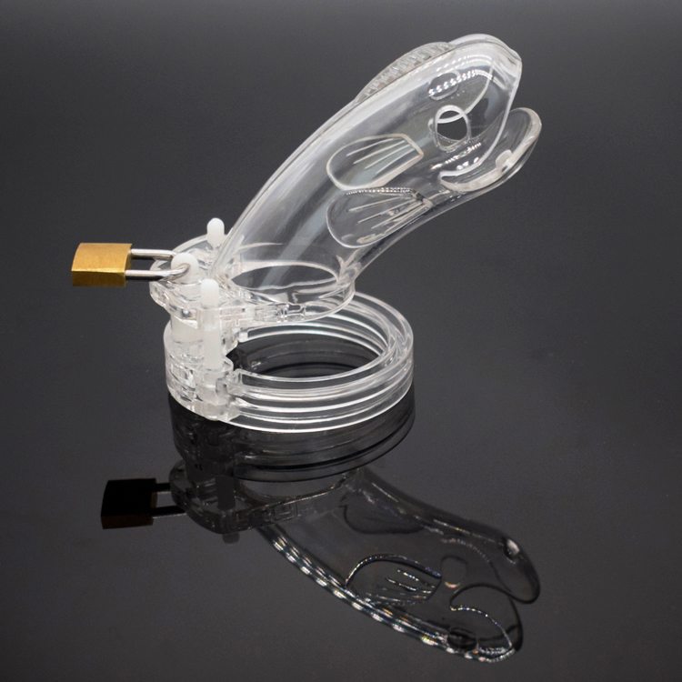 Whale head chastity cage
Total high: 130mm
Cage high: 116m... FAAK - Long Whale Chastity Cage - Clear photo-2