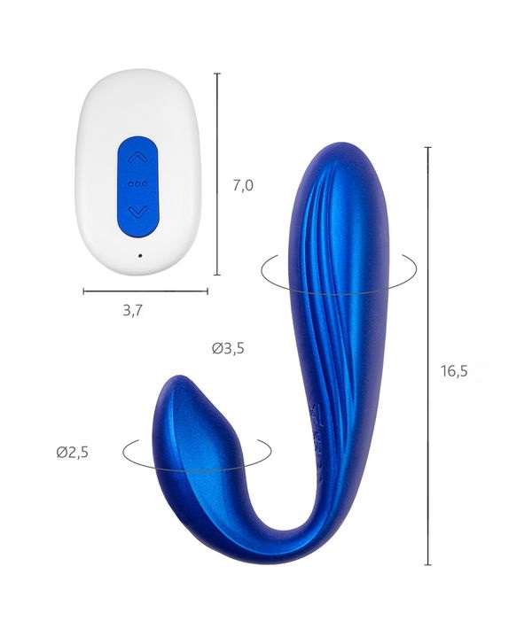 Leroina - Langou APP Couple Vibrator - Blue Leroina - Langou APP Couple Vibrator - Blue 照片-10