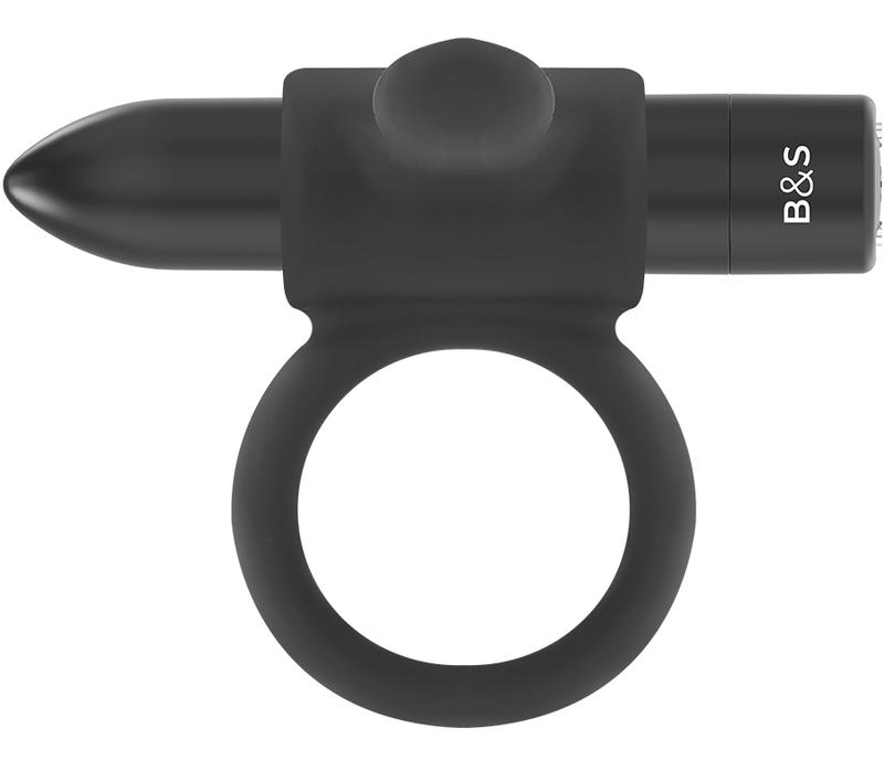 Here comes an especially sugary treat for your best friend! ... Black&Silver - Cameron Vibro Ring - Black photo-2