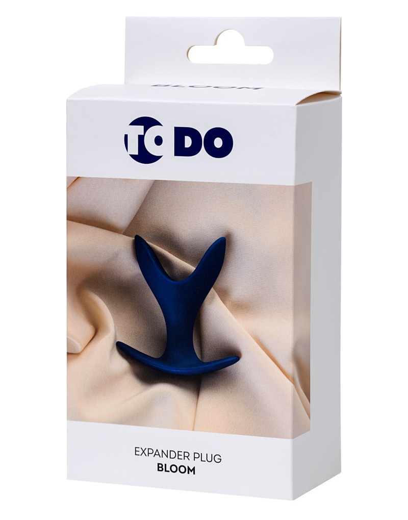 This expandable plug has an exclusive design that will easil... ToDo - Bloom Expander Plug S - Blue photo-6