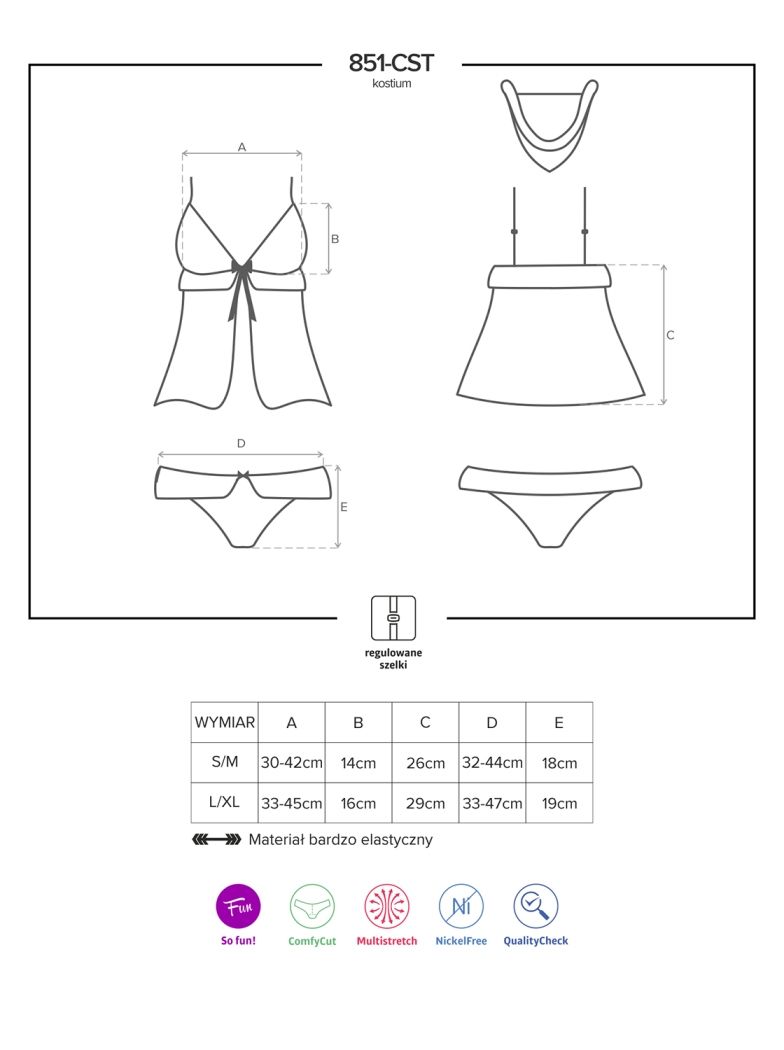 Obsessive - 851-CST-3 Xmas Costume - S/M photo-11