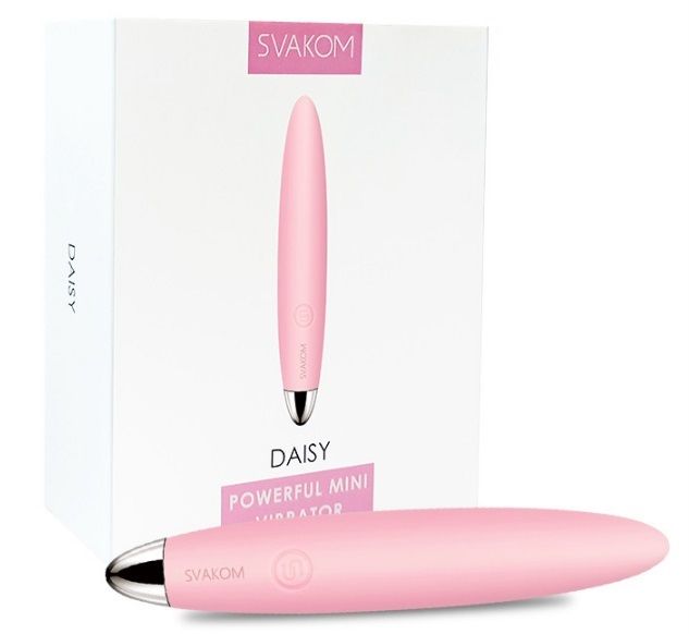 SVAKOM Daisy Powerful Mini-sized Clitoris Finger Vibrator is... SVAKOM - Daisy - Pale Pink photo-14