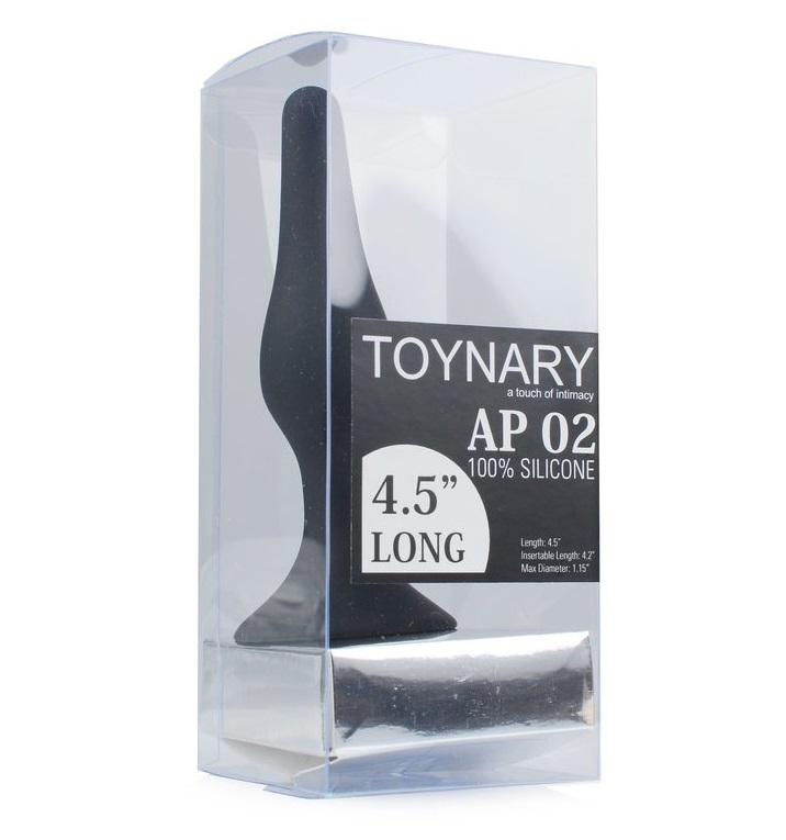 Toynary AP02 Drop-shaped Anal Plug series are made with 100&... Toynary - AP02 Anal Plug 2.8cm - Black photo-8