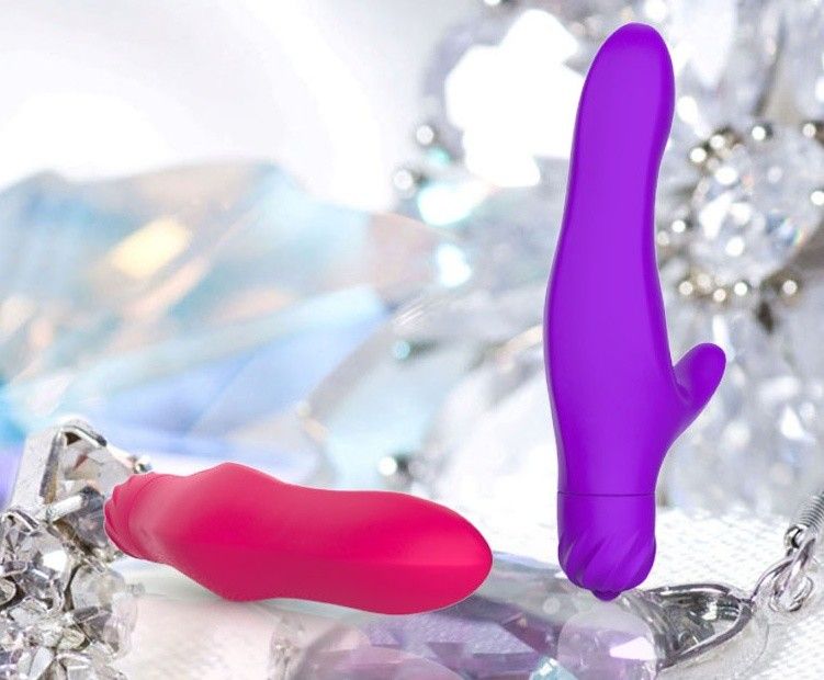 Size: 119x50.5 mm GB - Silicone G-Spot Vibrator - Purple photo-2