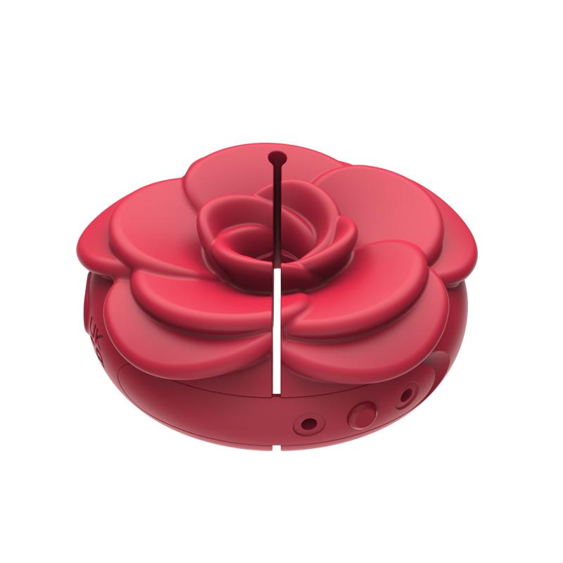 Teazers - Flower Vibro Nipple Clamps - Red photo-6