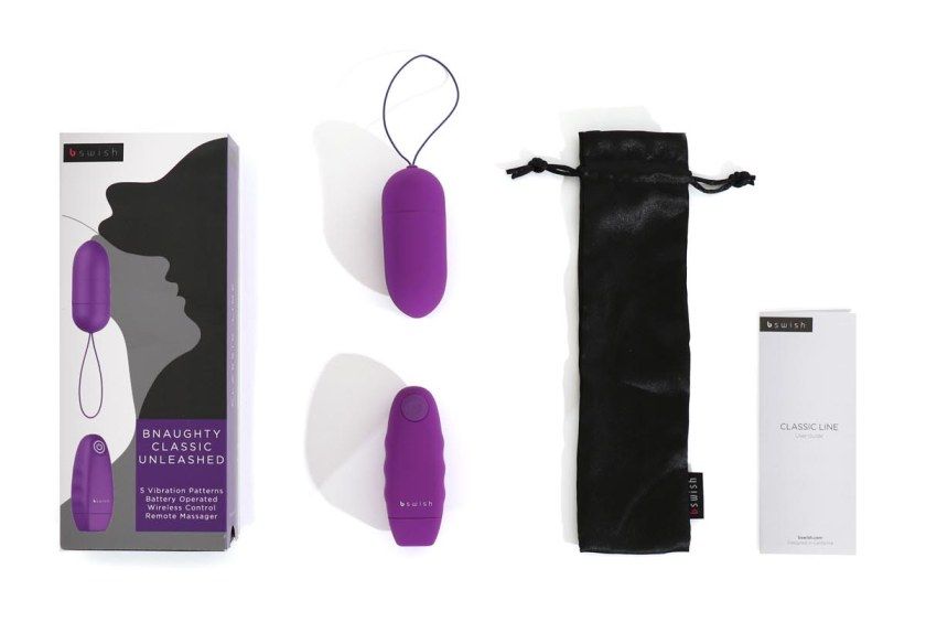 Share an intimate secret with your lover at home or in publi... B Swish – Bnaughty Unleashed Classic Bullet – Purple photo-5