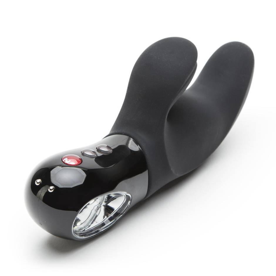 Two rumbling motors. A shape that hugs your curves, hitting ... Fun Factory - Miss Bi - Black photo-5