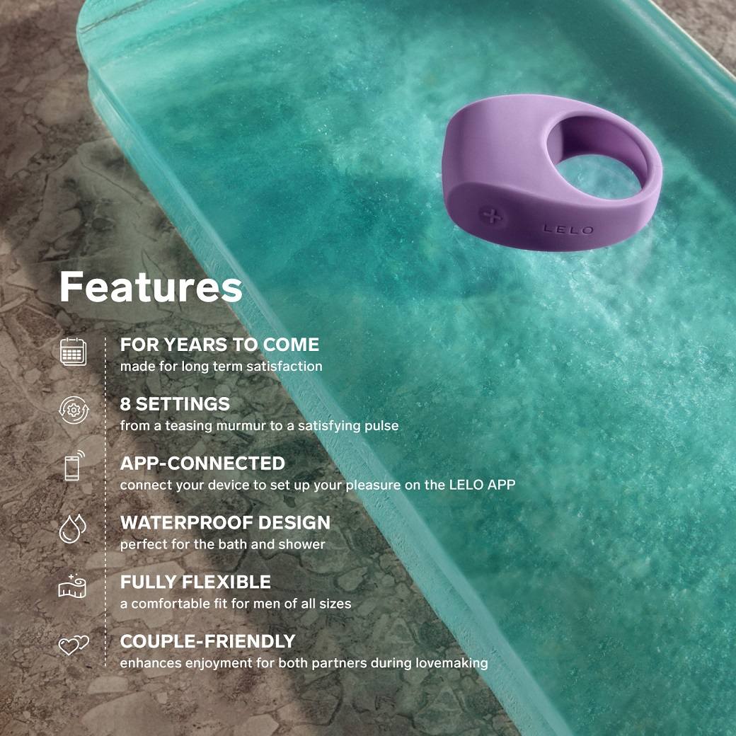 Lelo - Tor 3 APP Ring - Violet Dusk