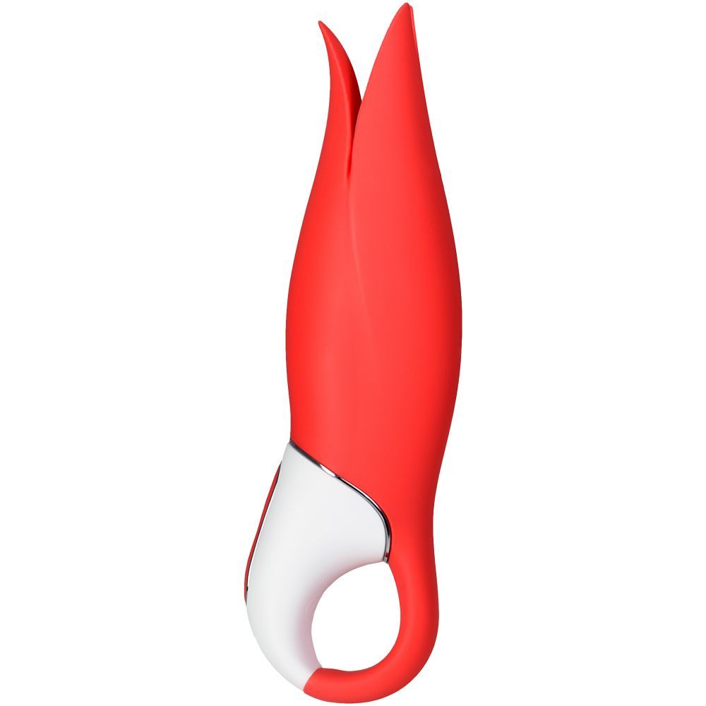 The vibrations of its fluttering petals will have your love ... Satisfyer - Power Flower Petals Vibe - Red photo-2
