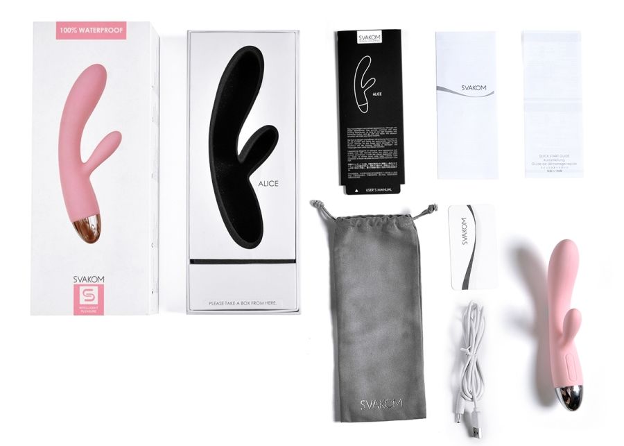 Alice Double-motor G-spot Vibrator comes with SVAKOM intelli... SVAKOM - Alice Rabbit - Violet photo-8