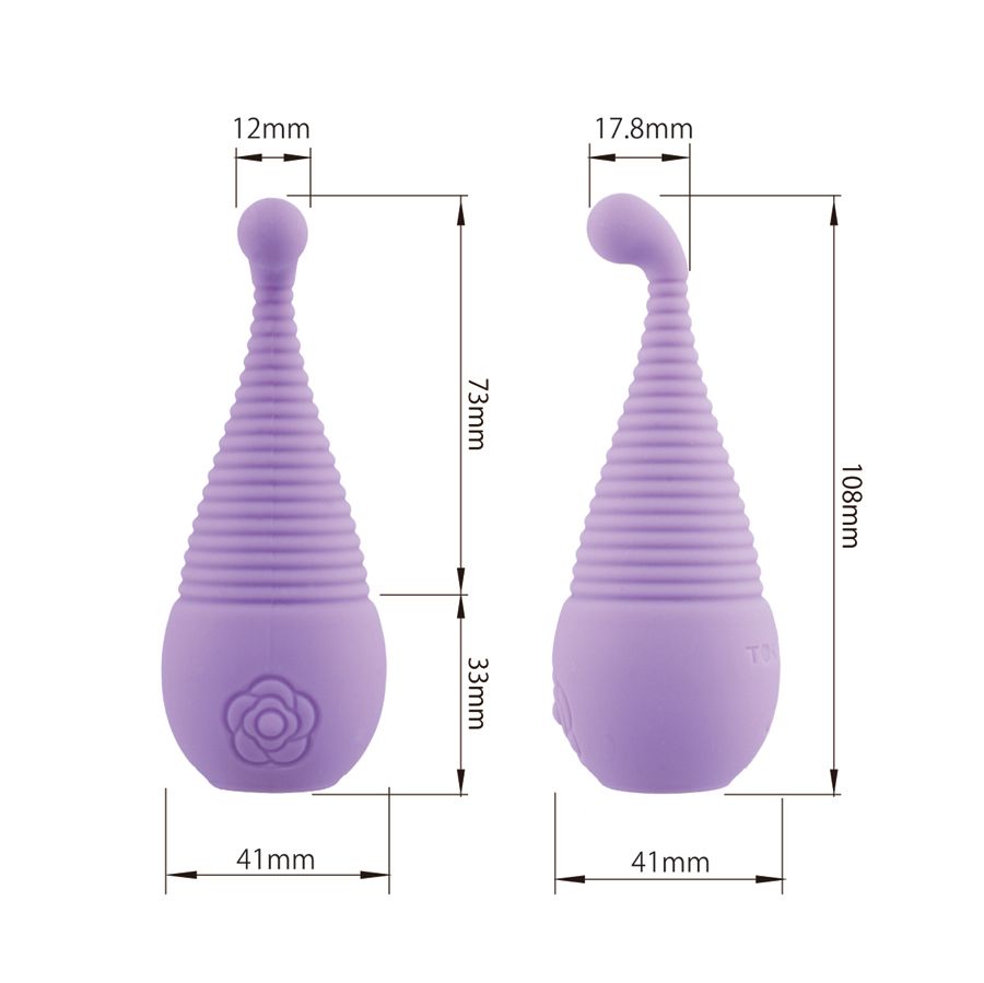 This silicone vibrator is designed especially for the girls,... Tokyo Design - Maro Kawaii 1 - Purple photo-12