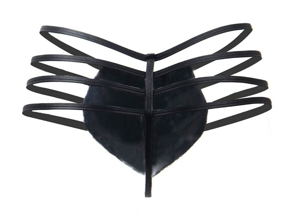 Mens Synthetic Leather Sexy Zipper Panties
Material &n... Ohyeah - Sexy Zipper Men Panties - Black - L photo-6