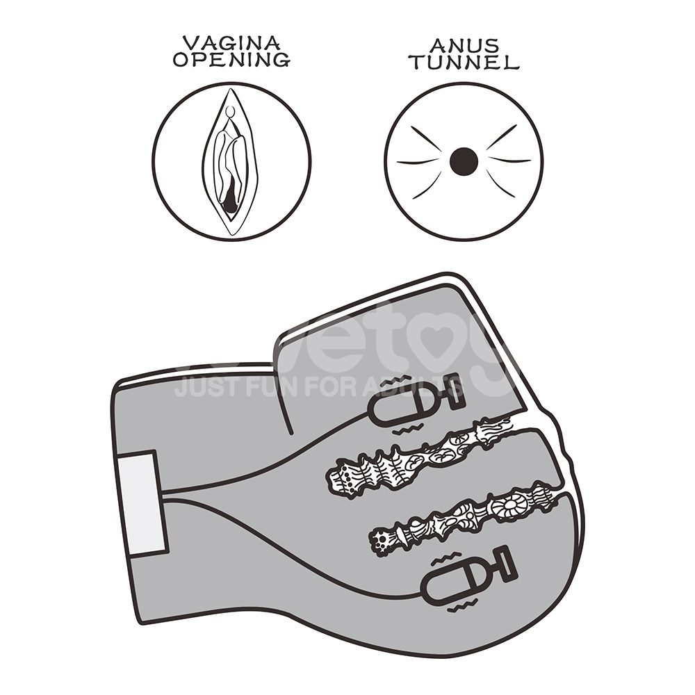Introducing our exquisitely designed pleasure tool, the Stre... Lovetoy - Streetgirl #17 Sensation Pulse Masturbator 2.14kg - Flesh photo-12