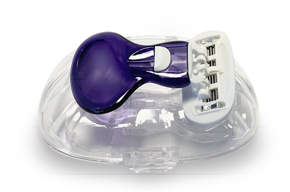 Especially designed for the pubic zone. Therefor also suitab... Gentl - Man Razor - Blue photo-2