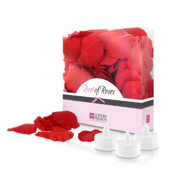 Surprise your partner – strew some rose petals on the bed or... Lovers Premium - Bed of Roses - Red photo-3