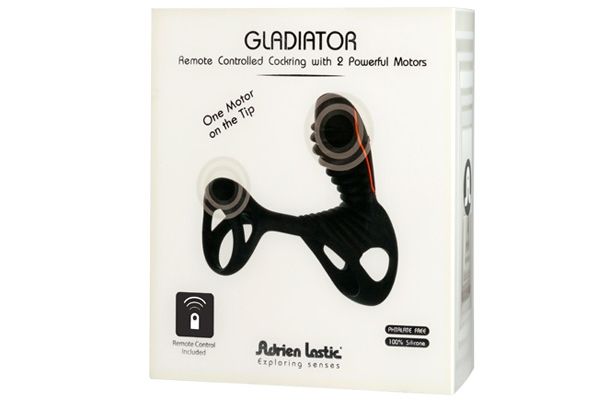 Revolutionary and powerful vibrating ring with remote contro... Adrien Lastic - Gladiator Remote Controlled Cock Ring photo-23