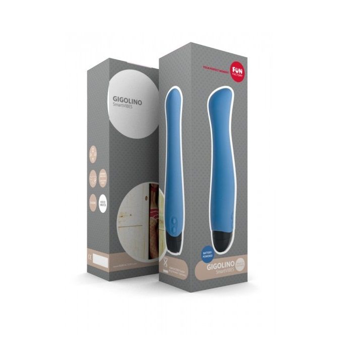 GIGOLINO is the longest of the battery-operated MiniVIBRATOR... Fun Factory - Vibe Gigolino - Jeans Blue photo-7