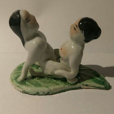 Chinese couple in Spider Position photo