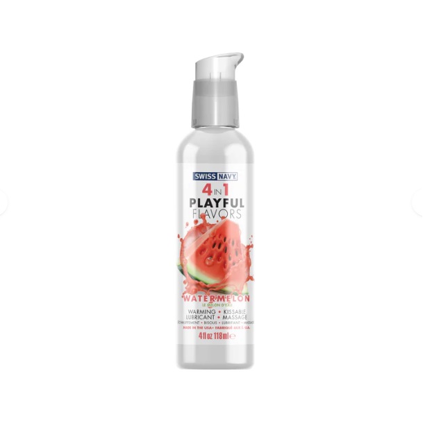 Swiss Navy - Playful Flavors 4 in 1 Watermelon - 118ml