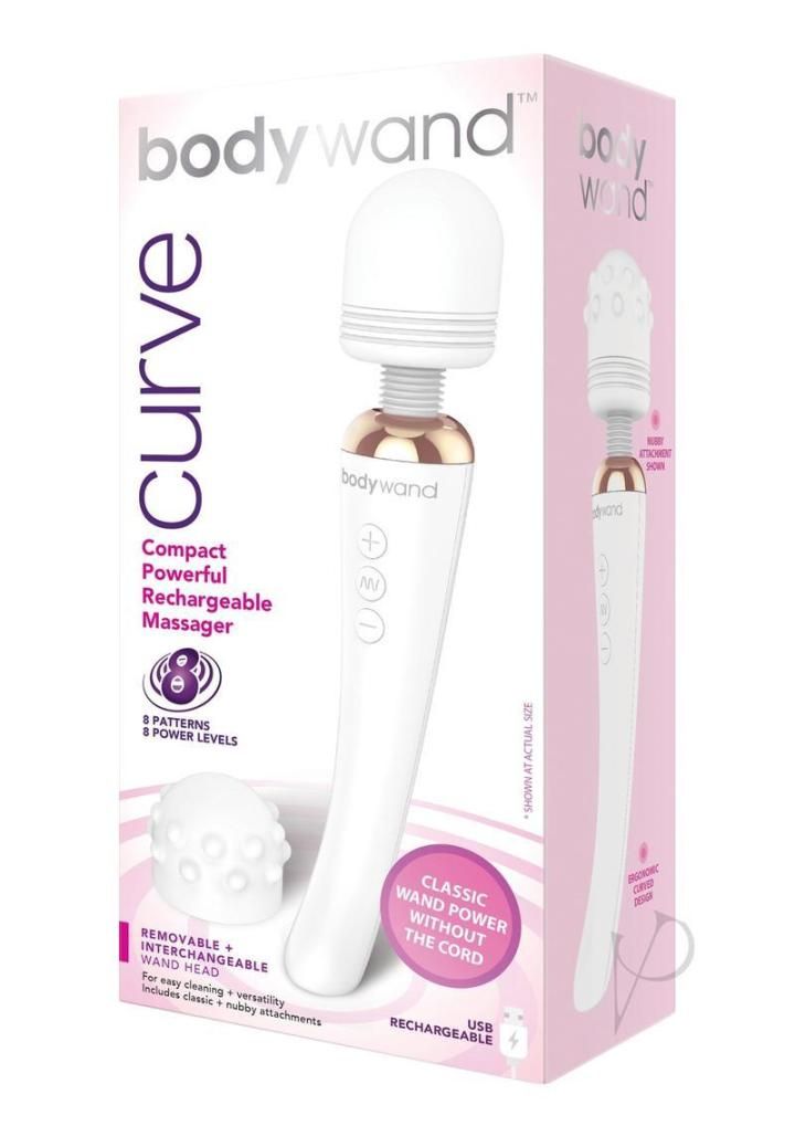 New for 2018 from Bodywand is the “Curve” Rechargeable Massa... Bodywand - 9″ Curve Rechargeable Massager - Pearl photo-5
