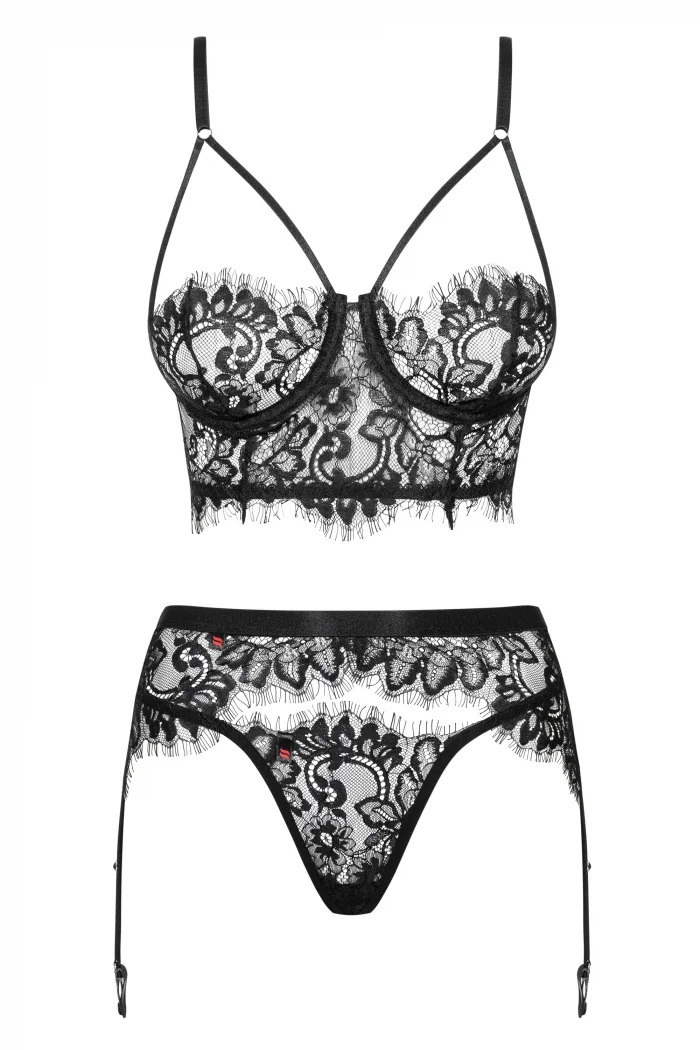 Obsessive - Lashy Set - Black - S/M photo