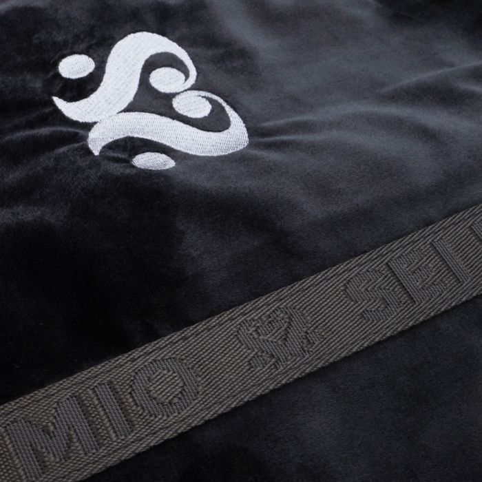 Sei Mio - Velvet Duffle Bag - Black photo-3