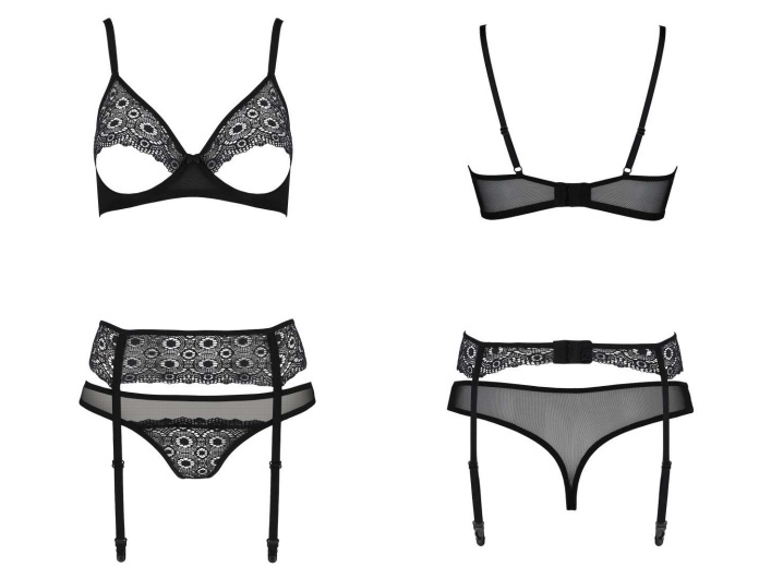 Passion Eco - Zinnia Set - Black - S/M photo