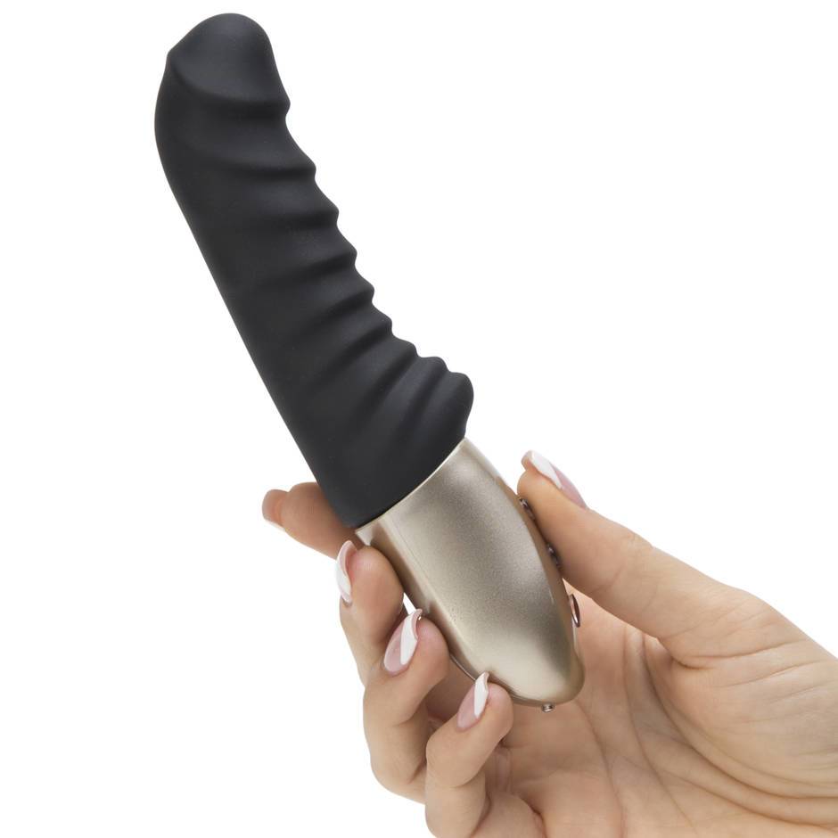The SEMILINO is a distinctively shaped MiniVIBRATOR that uni... Fun Factory - Vibe Semilino - Black photo-7