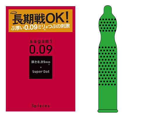 Sagami - 0.09 凸点安全套 3片装 照片