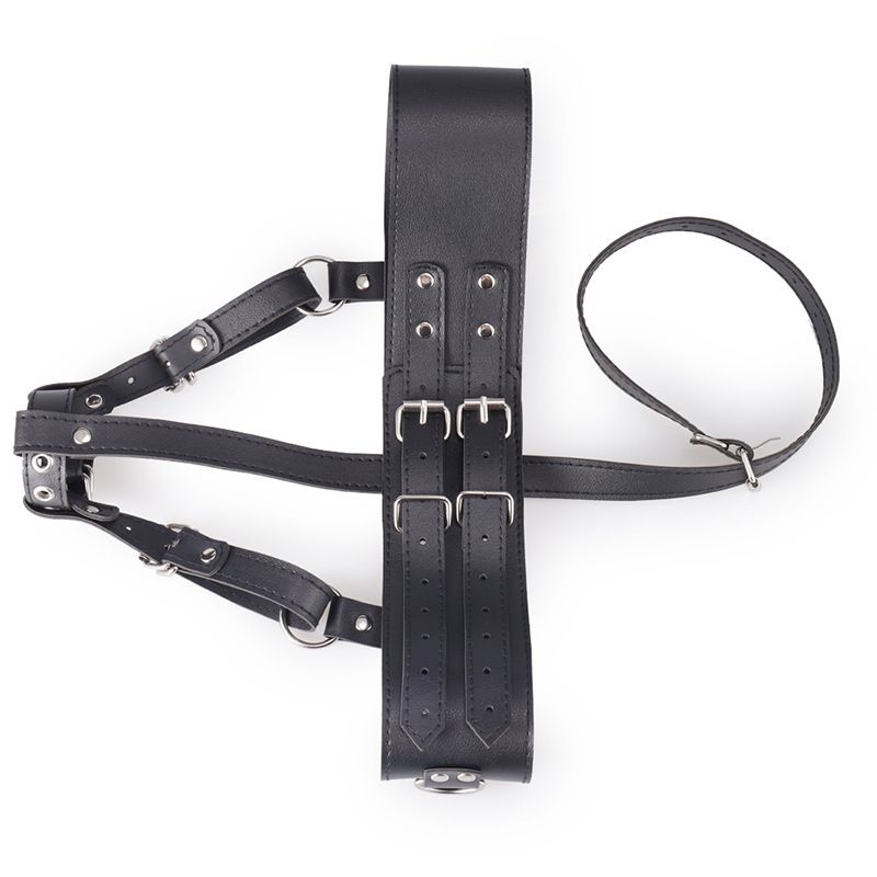 High grade PU leather orgasm belt massager holder unisize fo... MT - Orgasm Belt Massager Holder - Black photo-9