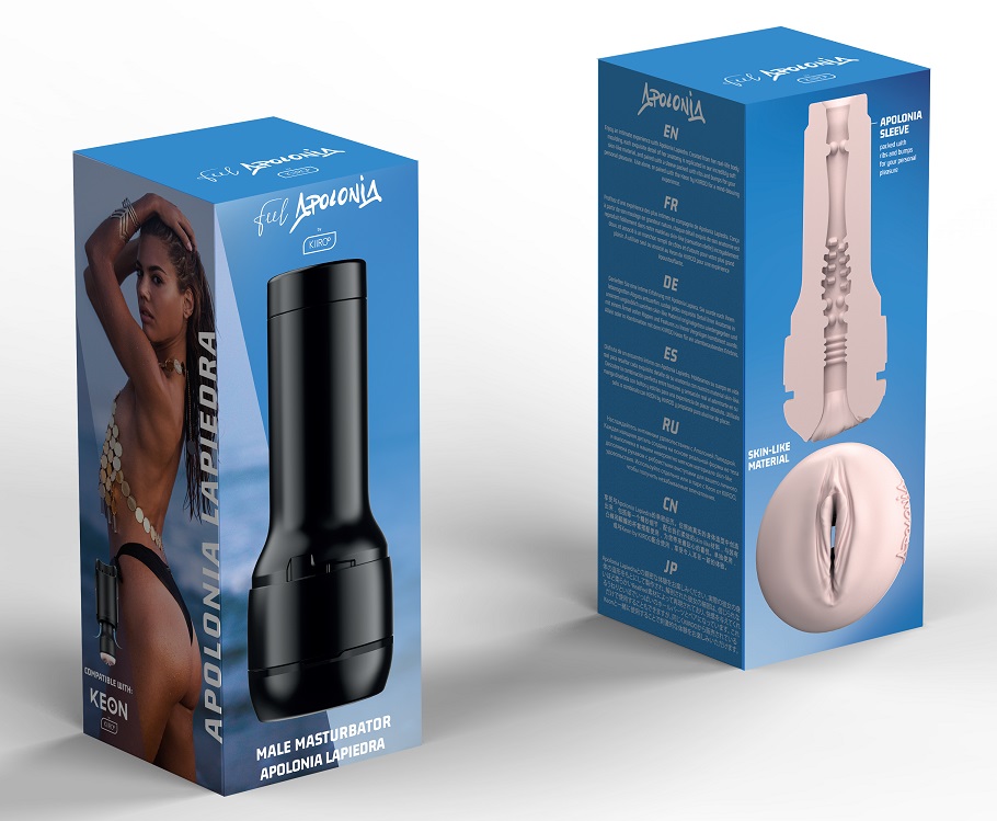 The Feel Apolonia Lapiedra Stroker was designed to be used w... Kiiroo - Feel Apolonia Lapeidra Masturbator photo-12