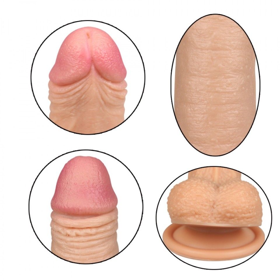 Built to deliver the most lifelike satisfaction, Love Toy Du... Lovetoy - 7" Dual Layered Nature Cock - Brown photo-3