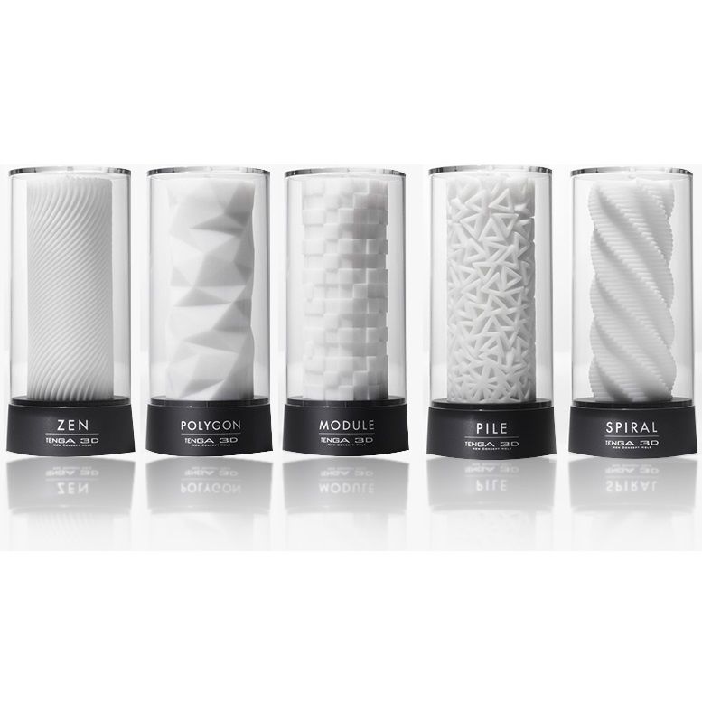 Gently stacked triangular protrusions form its structure. Wi... Tenga - 3D Pile Techno Masturbator photo-13