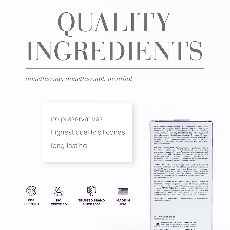 JO - Arctic Cooling Clitoral Stimulant for Her - 10ml photo-3