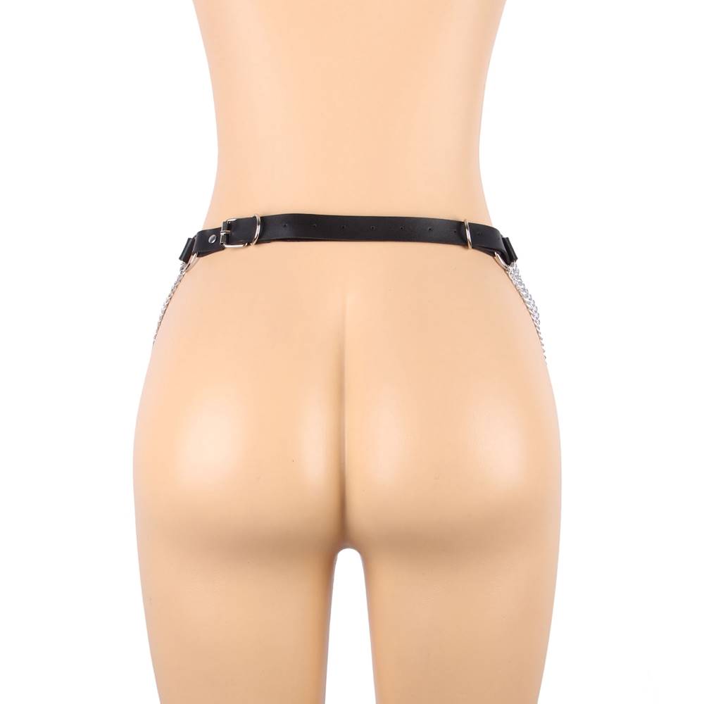 Ohyeah - Punk All-Match Chain Belt - Black photo-2